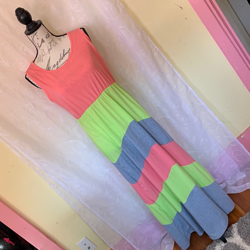 PatPat Summer ColorBlock Maxi Dress *NWT